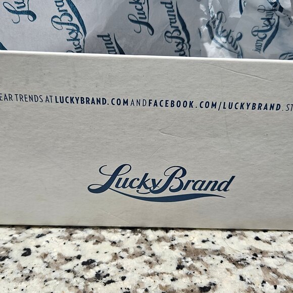 Lucky Brand Sandals Turquiose Gemstone Size 7.5 M - Picture 5 of 7